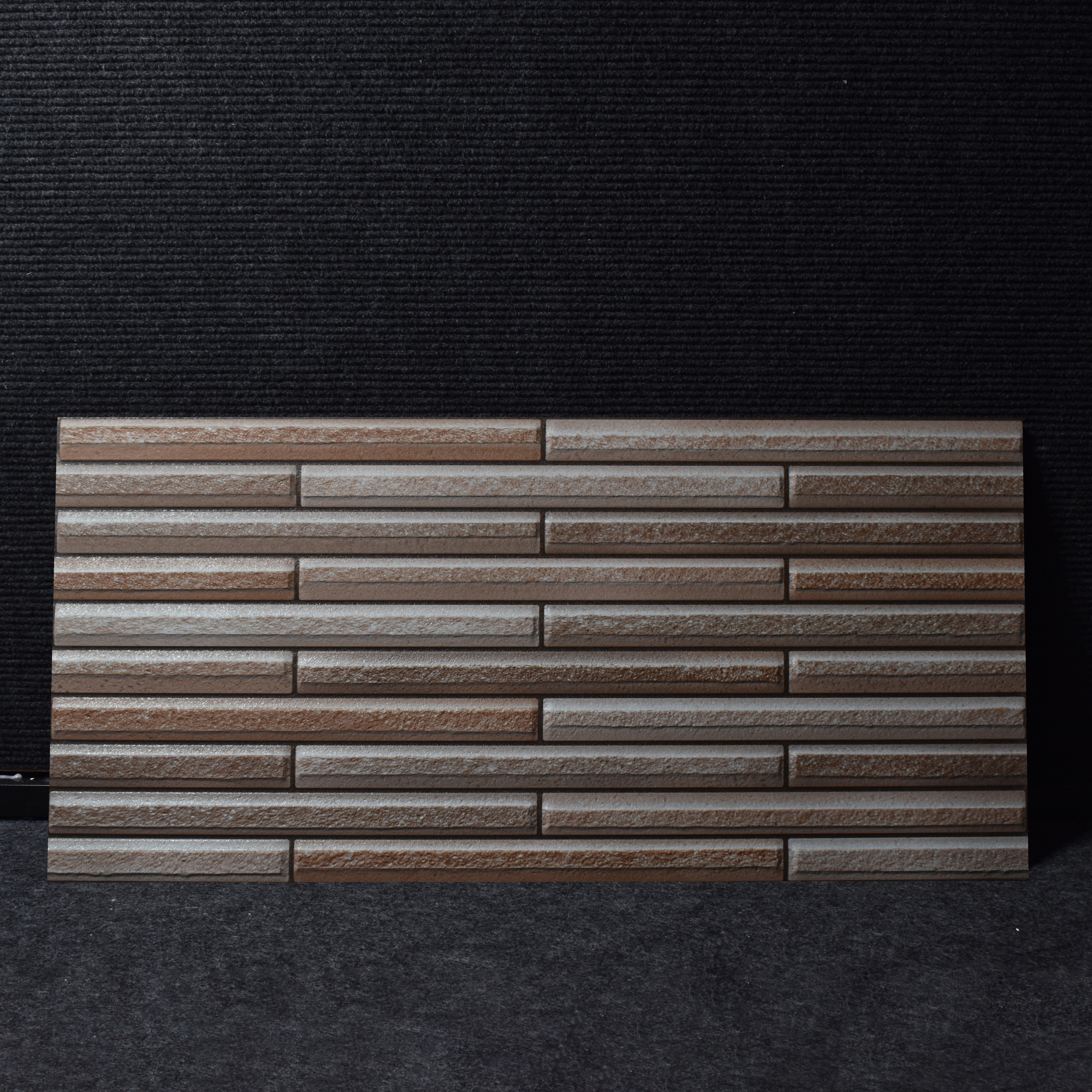 TL 00124 A Latte Beige 2 ft x 1 ft Matte Finish Ceramic High Depth Elevation Wall Tile - 9 mm