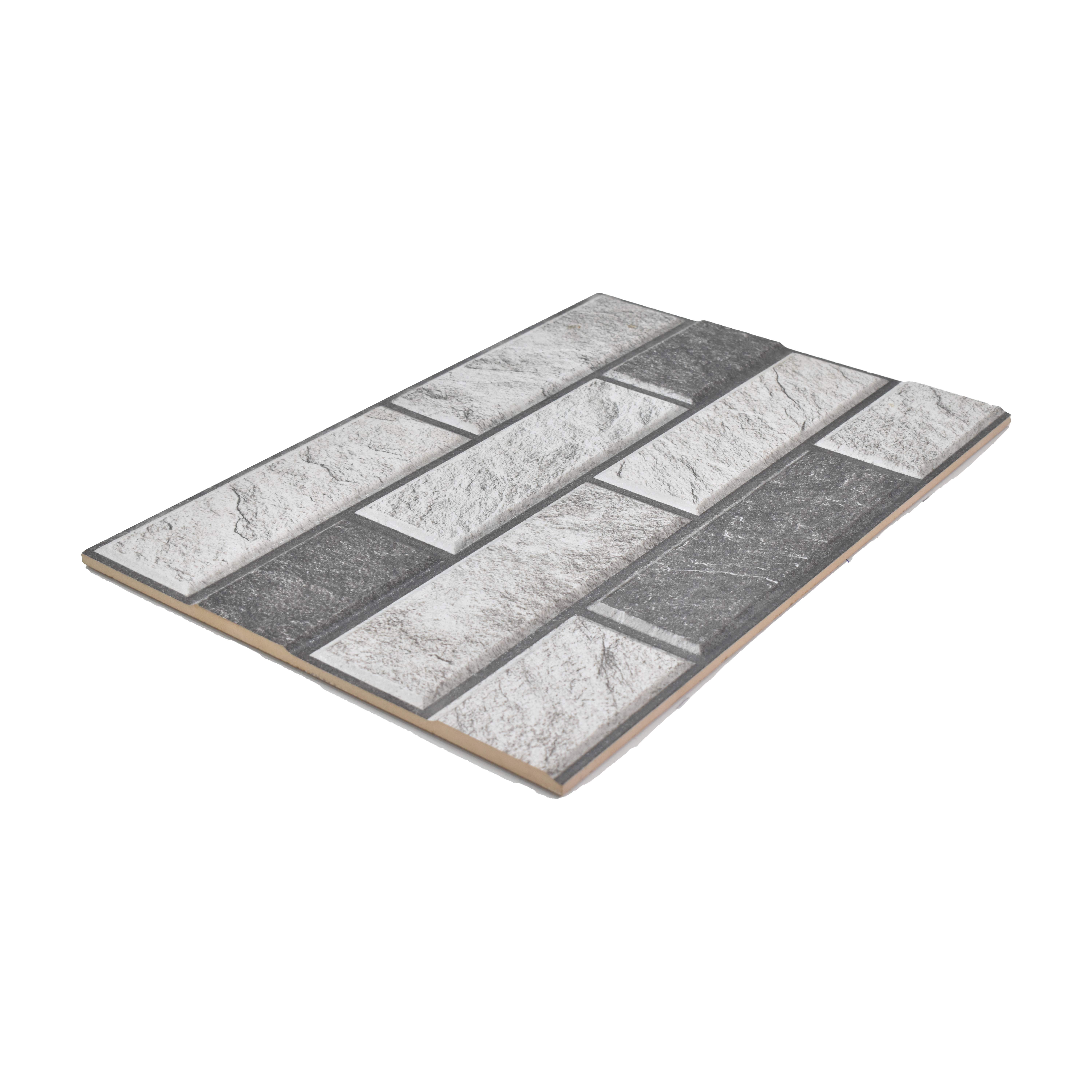TL 00122 A Lead Grey 18 x 12 inch Matte Finish Ceramic High Depth Elevation Wall Tile - 8 mm