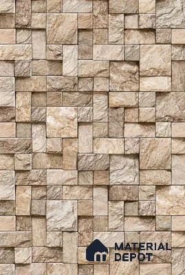 TL 00137 A Mocha 2 ft x 1 ft Matte Finish Ceramic High Depth Elevation Wall Tile - 9 mm