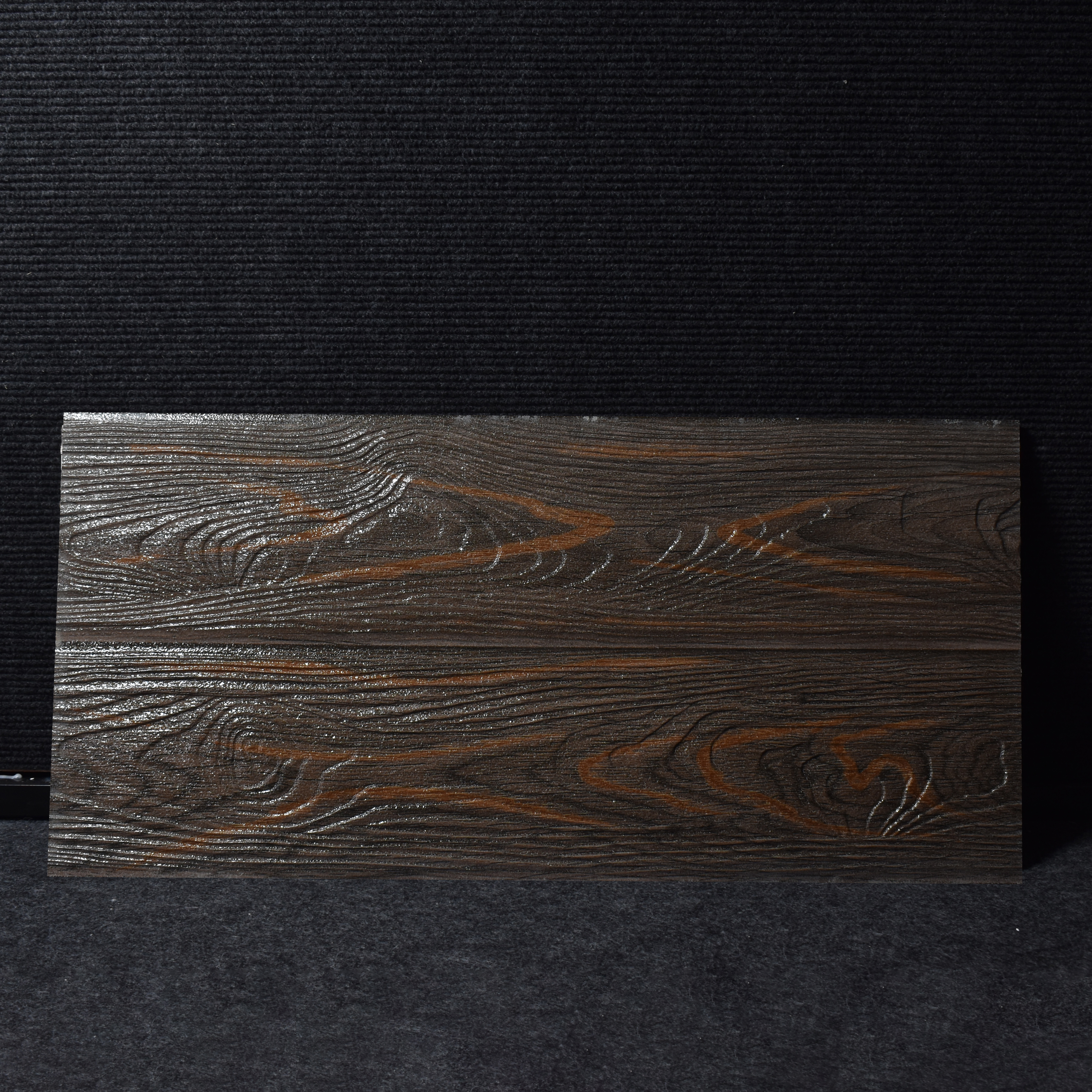 TL 00143 D Wenge 2 ft x 1 ft Matte Finish Ceramic High Depth Elevation Wall Tile - 9 mm