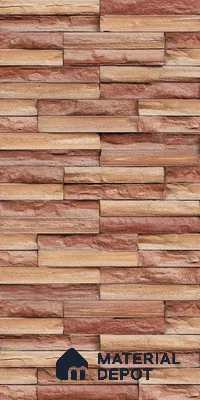 TL 00117 B Terra Brown 18 x 12 inch Matte Finish Ceramic High Depth Elevation Wall Tile - 8 mm