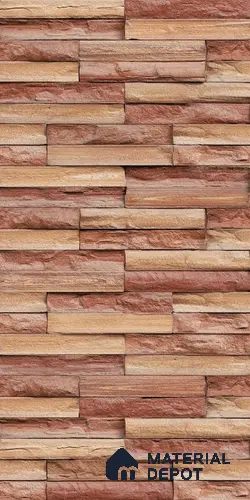 TL 00117 B Terra Brown 18 x 12 inch Matte Finish Ceramic High Depth Elevation Wall Tile - 8 mm