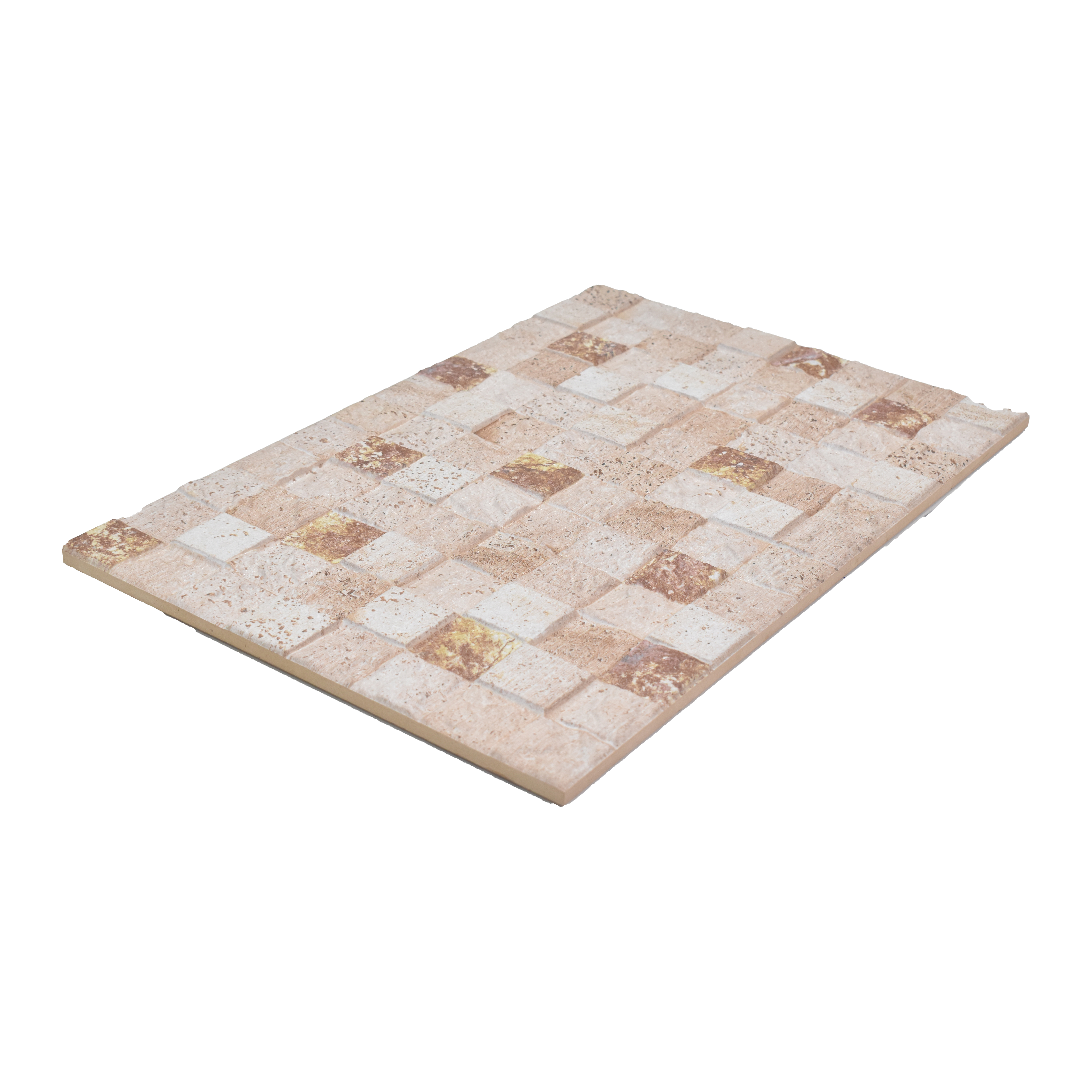 TL 00107 Sandy Beige 18 x 12 inch Matte Finish Ceramic High Depth Elevation Wall Tile - 8 mm