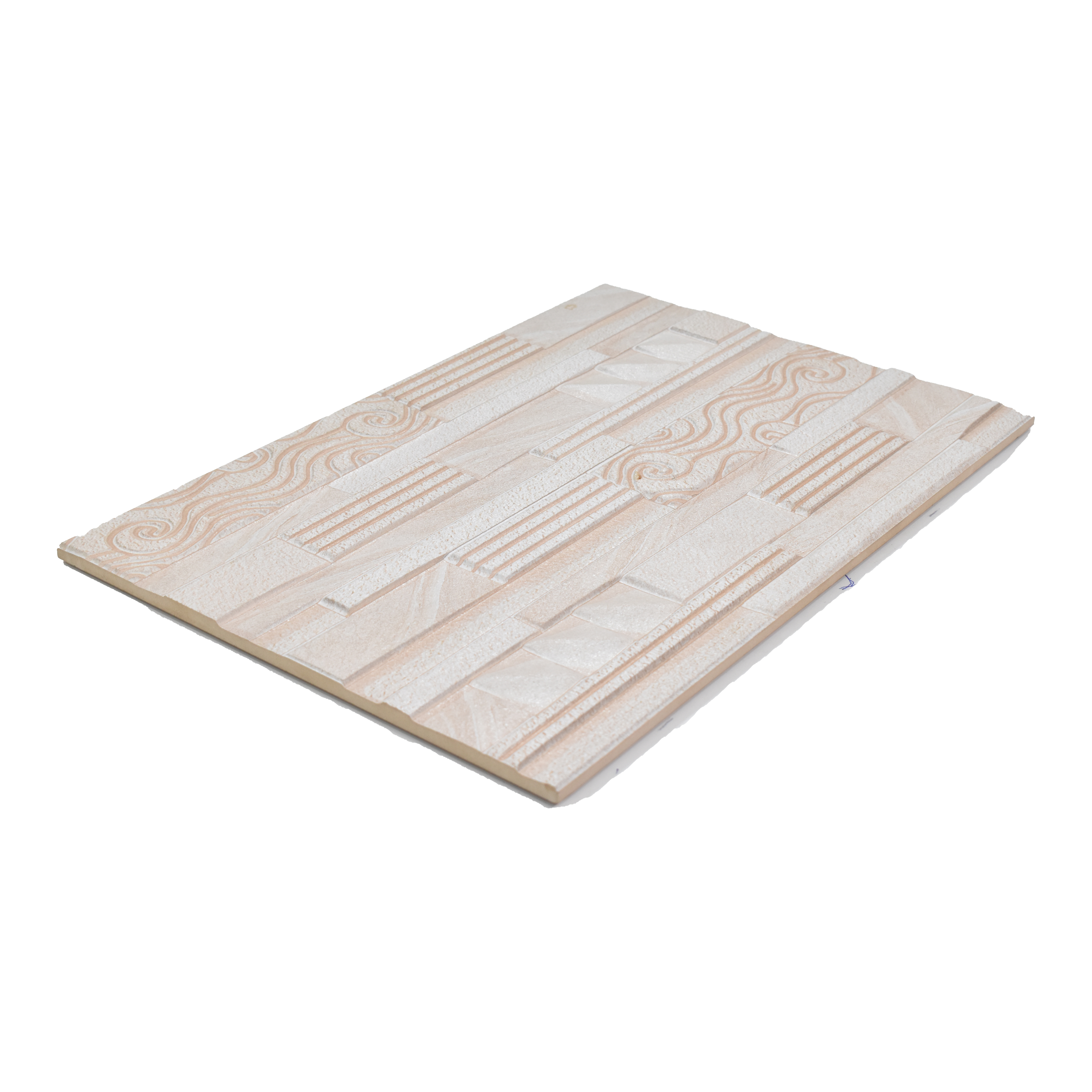 TL 00120 C Butterscotch Cream 18 x 12 inch Matte Finish Ceramic High Depth Elevation Wall Tile - 8 mm
