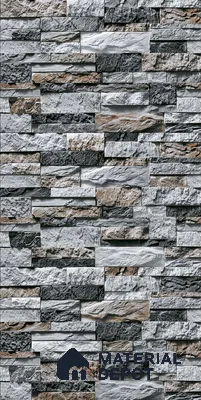 TL 00114 A Smoky Grey 18 x 12 inch Matte Finish Ceramic High Depth Elevation Wall Tile - 8 mm