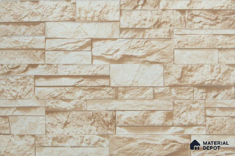 TL 00114 B Buff Beige 18 x 12 inch Matte Finish Ceramic High Depth Elevation Wall Tile - 8 mm