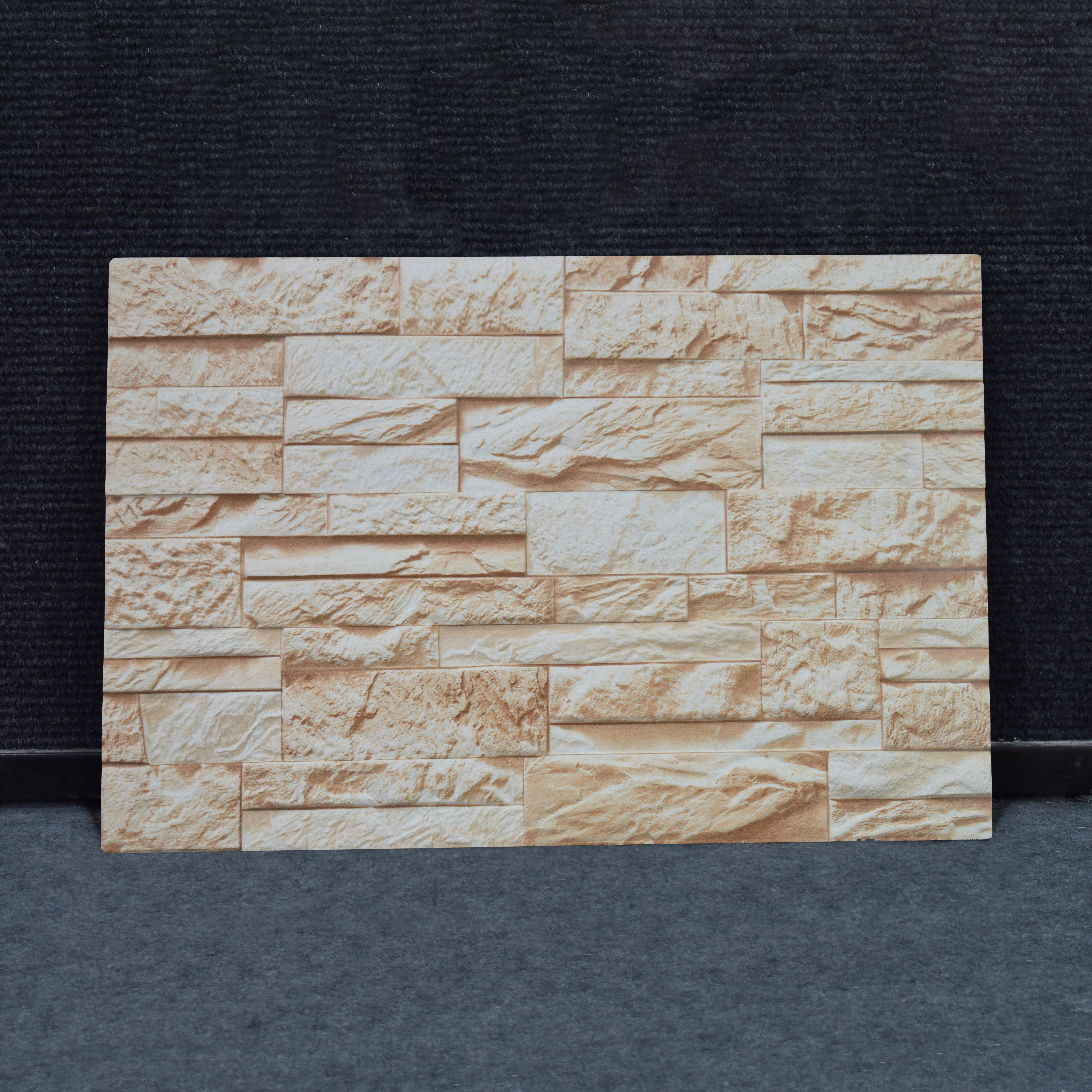 TL 00114 B Buff Beige 18 x 12 inch Matte Finish Ceramic High Depth Elevation Wall Tile - 8 mm