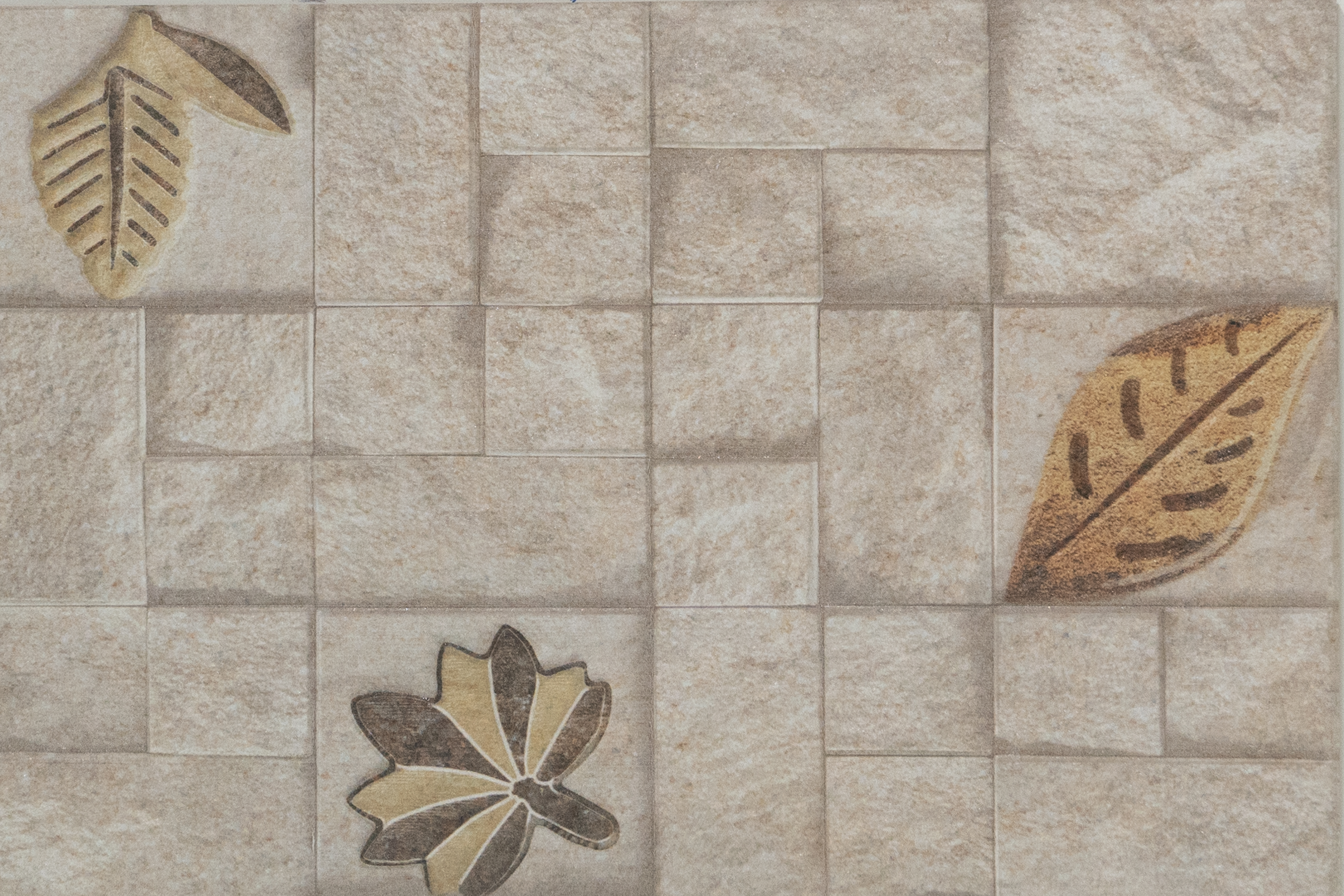 TL 00119 Toffee Beige 18 x 12 inch Matte Finish Ceramic High Depth Elevation Wall Tile - 8 mm