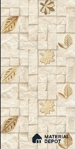 TL 00119 Toffee Beige 18 x 12 inch Matte Finish Ceramic High Depth Elevation Wall Tile - 8 mm