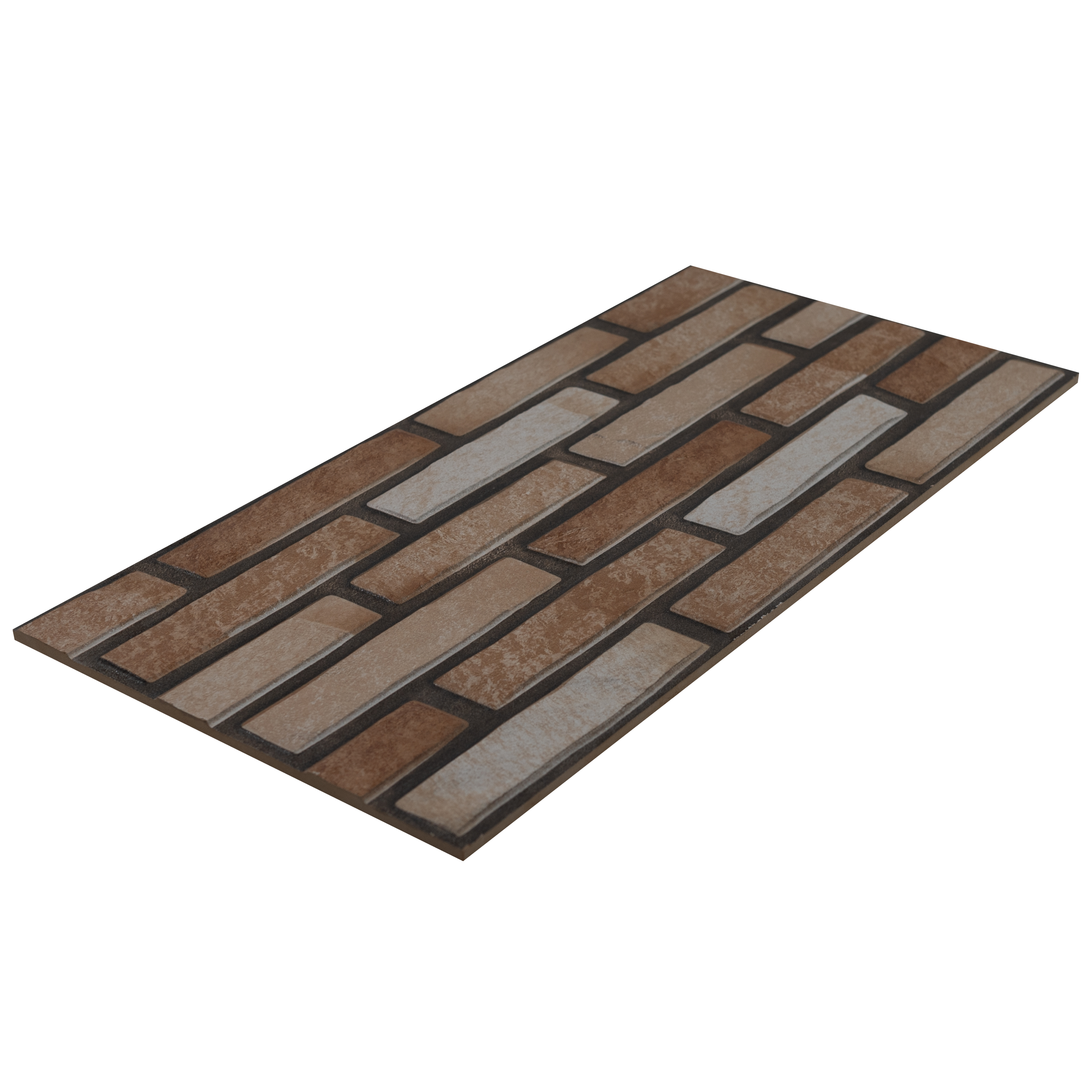 TL 00131 Toffee Beige 2 ft x 1 ft Matte Finish Ceramic High Depth Elevation Wall Tile - 9 mm