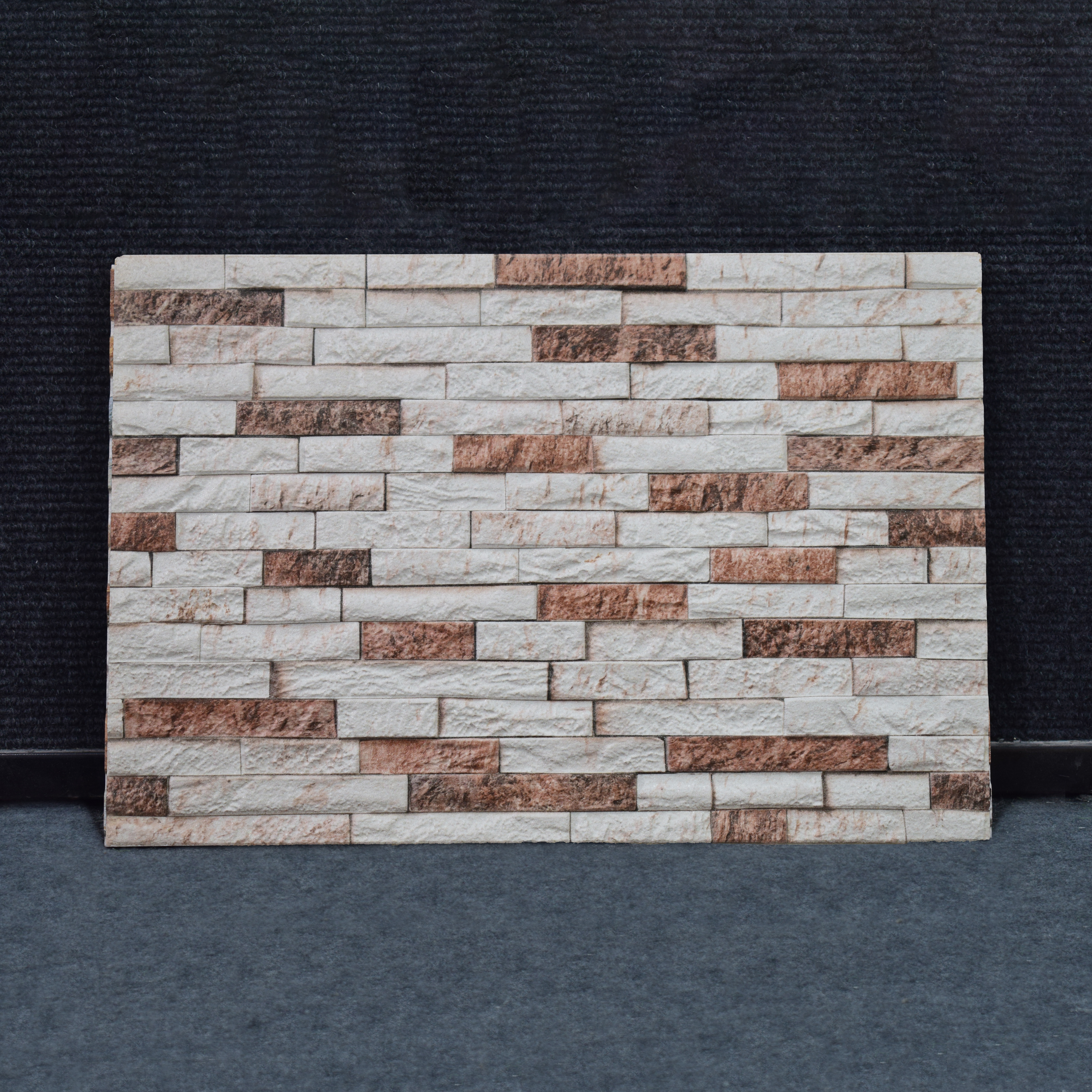 TL 00108 Vanilla Beige 18 x 12 inch Matte Finish Ceramic High Depth Elevation Wall Tile - 8 mm