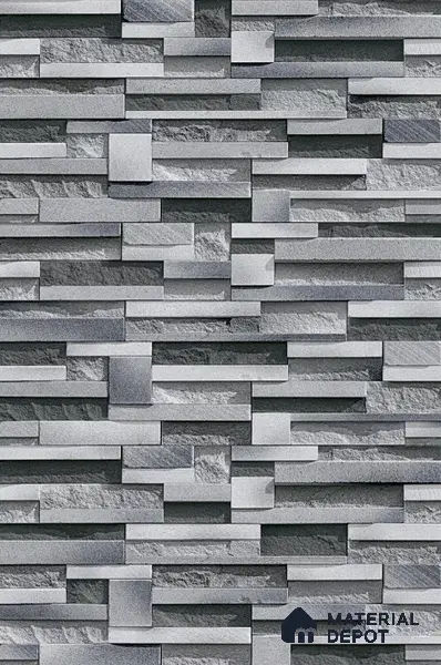 TL 00126 B Misty Grey 2 ft x 1 ft Matte Finish Ceramic High Depth Elevation Wall Tile - 9 mm