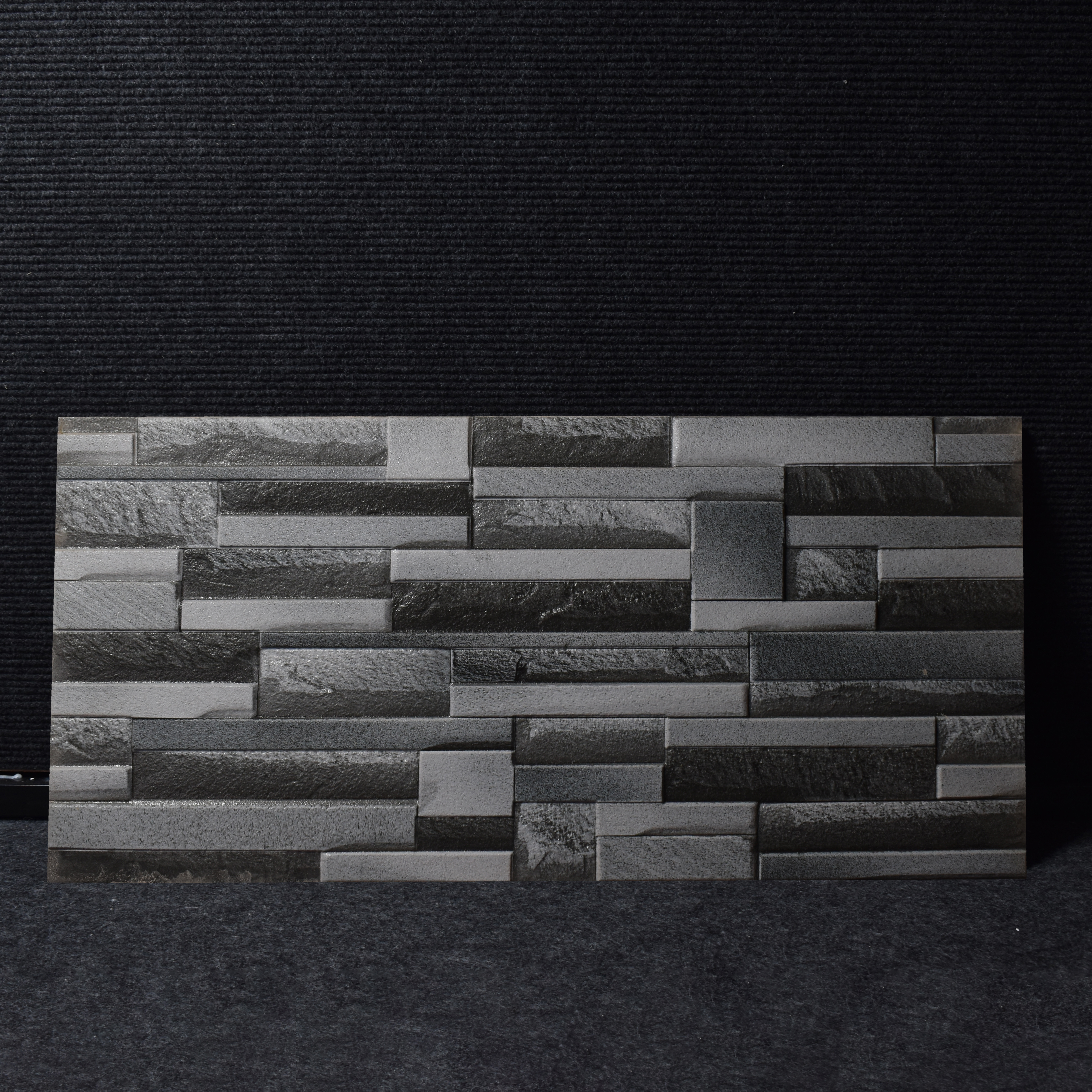 TL 00126 B Misty Grey 2 ft x 1 ft Matte Finish Ceramic High Depth Elevation Wall Tile - 9 mm