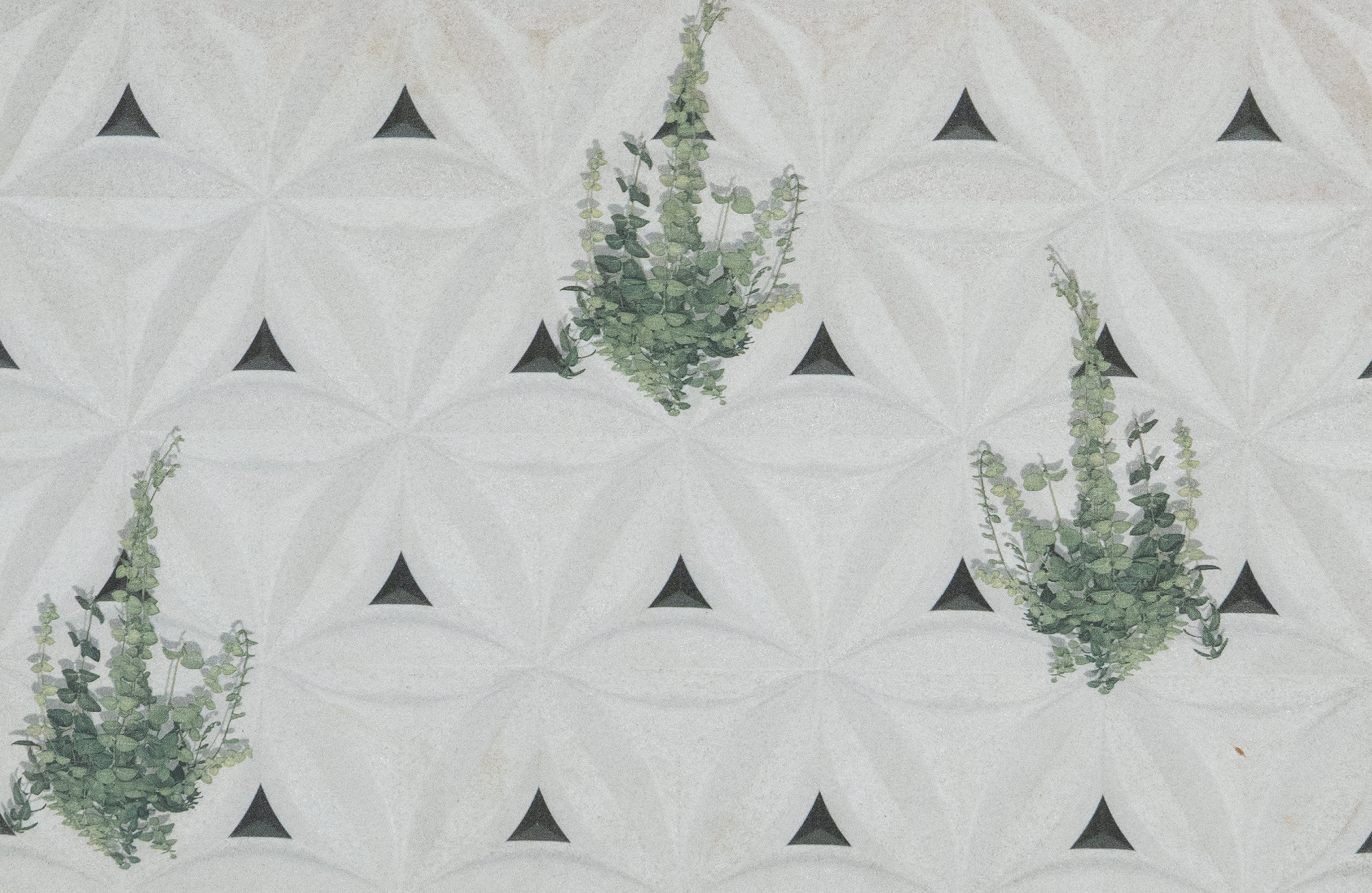 TL 00104 White 18 x 12 inch Matte Finish Ceramic High Depth Elevation Wall Tile - 8 mm
