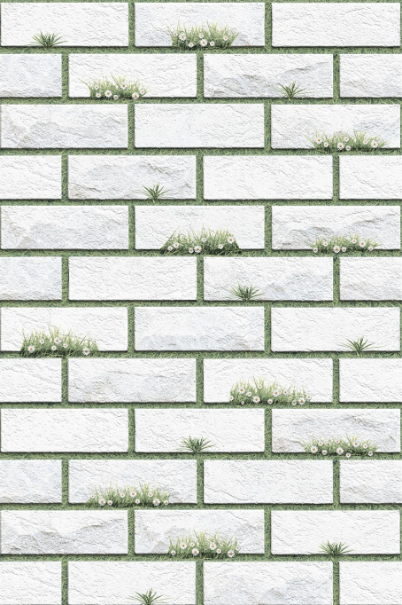 TL 00144 White 2 ft x 1 ft Matte Finish Ceramic Elevation Wall Tile - 9 mm