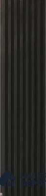 Black Plain Colour Look WPC Louver/Panel 9.5 Ft x 6.5 inch - 23 mm | Ideal for Feature Wall, Living Room, Bedroom, Home, Office | PN 00253 | Width is Subjected to 5% Variation