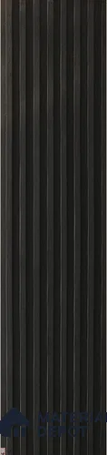 Black Plain Colour Look WPC Louver/Panel 9.5 Ft x 6.5 inch - 23 mm | Ideal for Feature Wall, Living Room, Bedroom, Home, Office | PN 00253 | Width is Subjected to 5% Variation