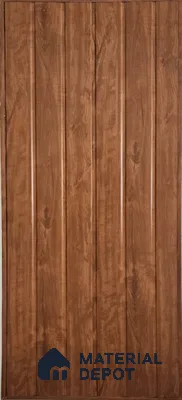Brown Wooden Louver PN 00283 10 ft x 12 inch PVC Panel - 8.5 mm | Suitable for Feature Wall, TV Unit & Living Room | Width is Subjected to 5% Variation