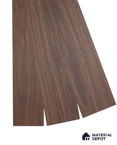 Sri Lankan Walnut Crystal Finish Vinyl Flooring | VF 00154 | 3 ft x 6 Inch - 2 mm | UV Coated Suitable For Bedroom, Office & Indoor Sports Area