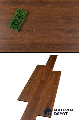 HDF Laminate Wood Floor Crystal Finish Heirloom LF 00271 | 4 ft x 7.8 inch x 12 mm | AC4 Grade | Arc Click With Wax Coating | Paper Joint Groove | Suitable for Flooring, Living Room, Bedroom