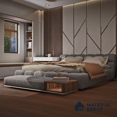 HDF Laminate Wood Floor Crystal Finish Heirloom LF 00271 | 4 ft x 7.8 inch x 12 mm | AC4 Grade | Arc Click With Wax Coating | Paper Joint Groove | Suitable for Flooring, Living Room, Bedroom