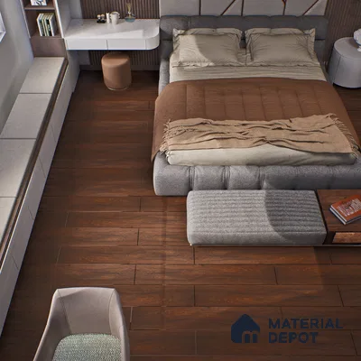 HDF Laminate Wood Floor Crystal Finish Heirloom LF 00271 | 4 ft x 7.8 inch x 12 mm | AC4 Grade | Arc Click With Wax Coating | Paper Joint Groove | Suitable for Flooring, Living Room, Bedroom