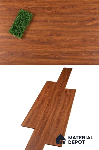 HDF Laminate Wood Floor Crystal Finish Heirloom LF 00269 | 4 ft x 7.8 inch x 12 mm | AC4 Grade | Arc Click With Wax Coating | Paper Joint Groove | Suitable for Flooring, Living Room, Bedroom