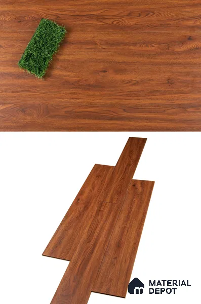 HDF Laminate Wood Floor Crystal Finish Heirloom LF 00269 | 4 ft x 7.8 inch x 12 mm | AC4 Grade | Arc Click With Wax Coating | Paper Joint Groove | Suitable for Flooring, Living Room, Bedroom