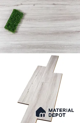 HDF Laminate Wood Floor Crystal Finish Heirloom LF 00270 | 4 ft x 7.8 inch x 12 mm | AC4 Grade | Arc Click With Wax Coating | Paper Joint Groove | Suitable for Flooring, Living Room, Bedroom