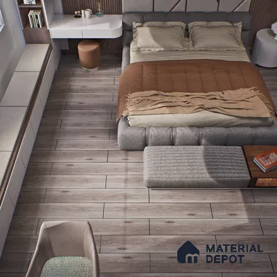 HDF Laminate Wood Floor Crystal Finish Heirloom LF 00270 | 4 ft x 7.8 inch x 12 mm | AC4 Grade | Arc Click With Wax Coating | Paper Joint Groove | Suitable for Flooring, Living Room, Bedroom
