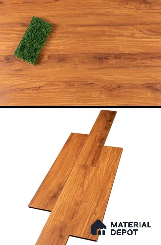 HDF Laminate Wood Floor Crystal Finish Heirloom LF 00266 | 4 ft x 7.8 inch x 12 mm | AC4 Grade | Arc Click With Wax Coating | Paper Joint Groove | Suitable for Flooring, Living Room, Bedroom