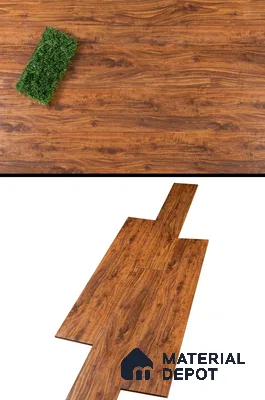 HDF Laminate Wood Floor Crystal Finish Heirloom LF 00267 | 4 ft x 7.8 inch x 12 mm | AC4 Grade | Arc Click With Wax Coating | Paper Joint Groove | Suitable for Flooring, Living Room, Bedroom