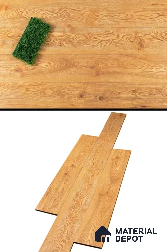 HDF Laminate Wood Floor Crystal Finish Heirloom LF 00272 | 4 ft x 7.8 inch x 12 mm | AC4 Grade | Arc Click With Wax Coating | Paper Joint Groove | Suitable for Flooring, Living Room, Bedroom