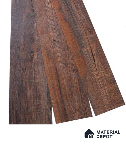 PVC Vinyl Floor Rustik Oak Crystal Finish Vinyl Luxe VF 00137 | 3 ft x 6 Inch x 1.5 mm | Wear Layer: 0.10 mm | UV Coating | Waterproof | Suitable for Flooring, Living Room, Bedroom