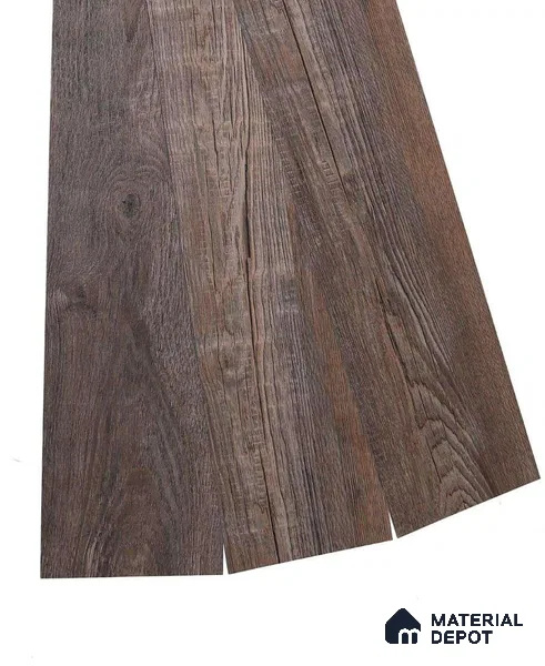 PVC Vinyl Floor Rustik Cedar Crystal Finish Vinyl Luxe VF 00138 | 3 ft x 6 Inch x 1.5 mm | Wear Layer: 0.10 mm | UV Coating | Waterproof | Suitable for Flooring, Living Room, Bedroom