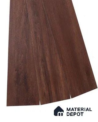 Mocha Crystal Finish Vinyl Flooring | VF 00139 | 3 ft x 6 Inch - 1.5 mm | UV Coated Suitable For Bedroom, Office & Indoor Sports Area