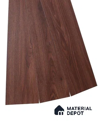 PVC Vinyl Floor Azeri Mahogany Crystal Finish Vinyl Luxe VF 00141 | 3 ft x 6 Inch x 1.5 mm | Wear Layer: 0.10 mm | UV Coating | Waterproof | Suitable for Flooring, Living Room, Bedroom