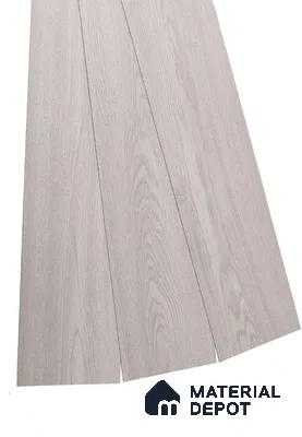 PVC Vinyl Floor Silver Grey Crystal Finish Vinyl Luxe VF 00142 | 3 ft x 6 Inch x 1.5 mm | Wear Layer: 0.10 mm | UV Coating | Waterproof | Suitable for Flooring, Living Room, Bedroom