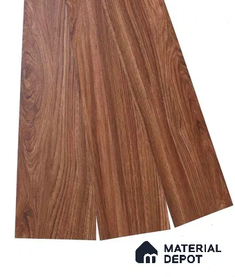 American Walnut Crystal Finish Vinyl Flooring | VF 00145 | 3 ft x 6 Inch - 1.5 mm | UV Coated Suitable For Bedroom, Office & Indoor Sports Area