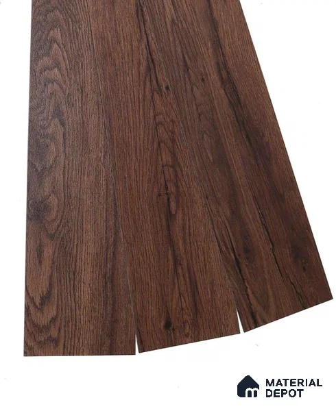 Wenge Crystal Finish Vinyl Flooring | VF 00147 | 3 ft x 6 Inch - 1.5 mm | UV Coated Suitable For Bedroom, Office & Indoor Sports Area