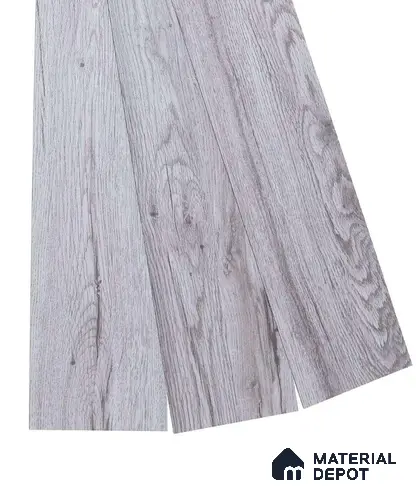 PVC Vinyl Floor Metallic Grey Crystal Finish Vinyl Luxe VF 00148 | 3 ft x 6 Inch x 1.5 mm | Wear Layer: 0.10 mm | UV Coating | Waterproof | Suitable for Flooring, Living Room, Bedroom