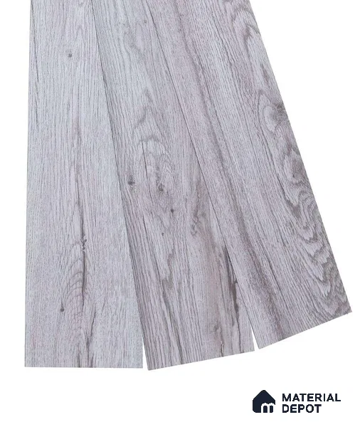 PVC Vinyl Floor Metallic Grey Crystal Finish Vinyl Luxe VF 00148 | 3 ft x 6 Inch x 1.5 mm | Wear Layer: 0.10 mm | UV Coating | Waterproof | Suitable for Flooring, Living Room, Bedroom