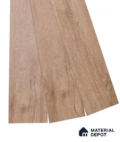 PVC Vinyl Floor Honey Pine Crystal Finish Vinyl Luxe VF 00149 | 3 ft x 6 Inch x 1.5 mm | Wear Layer: 0.10 mm | UV Coating | Waterproof | Suitable for Flooring, Living Room, Bedroom