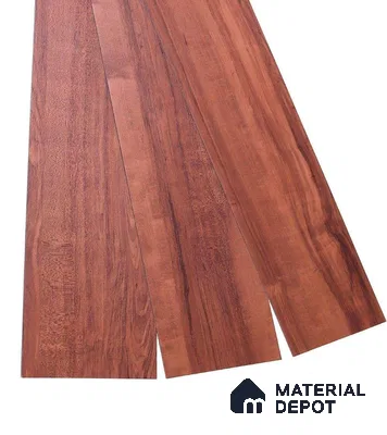 Texas Merbau Crystal Finish Vinyl Flooring | VF 00151 | 3 ft x 6 Inch - 1.5 mm | UV Coated Suitable For Bedroom, Office & Indoor Sports Area