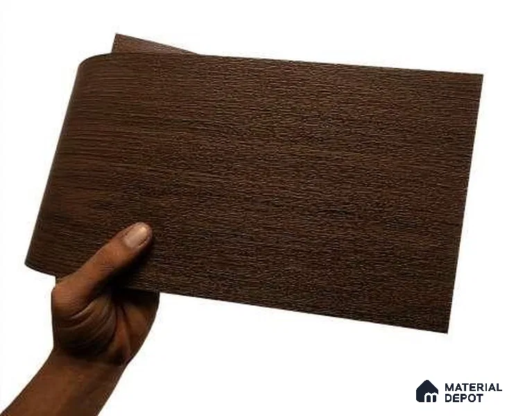 B Walnut Crystal Finish Vinyl Flooring | VF 00120 | 3 ft x 6 Inch - 1.5 mm | UV Coated Suitable For Bedroom, Office & Indoor Sports Area