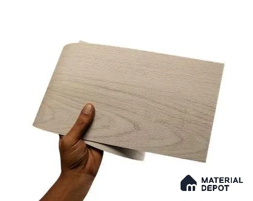PVC Vinyl Floor Ash Grey Crystal Finish Vinyl Luxe VF 00121 | 3 ft x 6 Inch x 1.5 mm | Wear Layer: 0.10 mm | UV Coating | Waterproof | Suitable for Flooring, Living Room, Bedroom