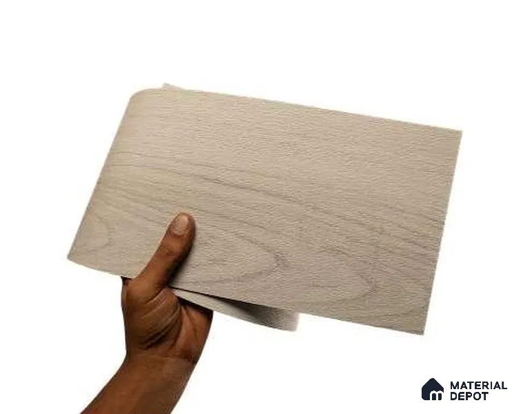 PVC Vinyl Floor Ash Grey Crystal Finish Vinyl Luxe VF 00121 | 3 ft x 6 Inch x 1.5 mm | Wear Layer: 0.10 mm | UV Coating | Waterproof | Suitable for Flooring, Living Room, Bedroom