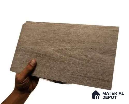 Gris Wood Crystal Finish Vinyl Flooring | VF 00125 | 3 ft x 6 Inch - 1.5 mm | UV Coated Suitable For Bedroom, Office & Indoor Sports Area
