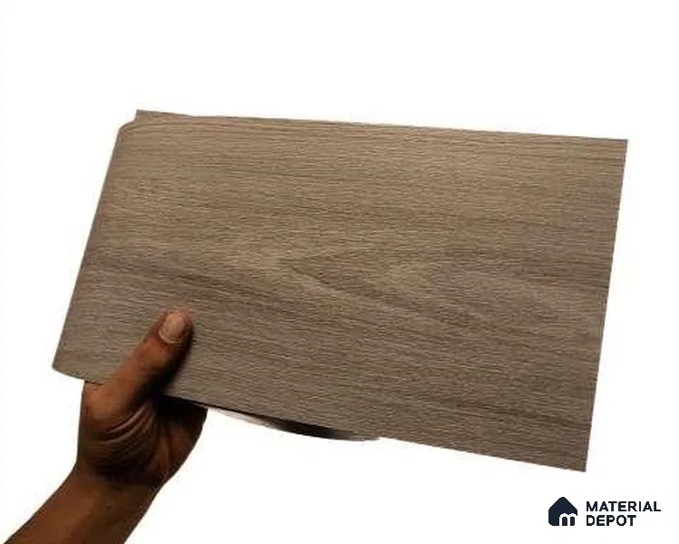 Gris Wood Crystal Finish Vinyl Flooring | VF 00125 | 3 ft x 6 Inch - 1.5 mm | UV Coated Suitable For Bedroom, Office & Indoor Sports Area