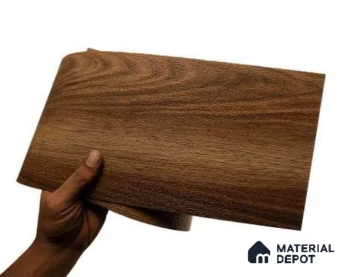 Walnut Crystal Finish Vinyl Flooring | VF 00126 | 3 ft x 6 Inch - 1.5 mm | UV Coated Suitable For Bedroom, Office & Indoor Sports Area